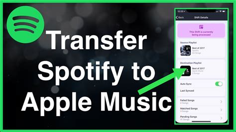 can i transfer my apple music to spotify